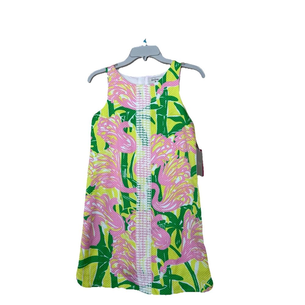 Lilly Pulitzer Dress Girl’s L (10-12) Flamingos 20th Anniversary Target Floral